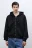 Худи-зипка базовая - цвет черный - 3