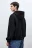 Худи-зипка базовая - цвет черный - 4