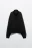 Джемпер с молнией на груди - цвет черный - 9