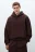 Худи базовая утепленная с капюшоном - цвет коричневый - 2