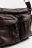 Сумка-кроссбоди вареная с кожаной фактурой - цвет коричневый - 7