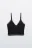 Бюстгальтер-топ кружевной - цвет черный - 5