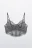 Бюстгальтер-корсет кружевной - цвет серый - 1