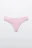 Трусы-стринги кружевные со средней посадкой - цвет розовый - 1