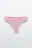 Трусы-стринги кружевные - цвет розовый - 5