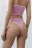 Трусы-стринги кружевные - цвет розовый - 3
