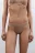 Трусы-танга со средней посадкой - цвет бежевый - 2