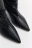 Ботильоны со складками - цвет черный - 9