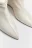 Ботильоны на танкетке со сборным голенищем - цвет молочный - 10