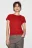 Футболка приталенная базовая с рукавами реглан - цвет красный - 3