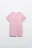 Футболка приталенная базовая с рукавами реглан - цвет розовый - 1