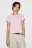 Футболка приталенная базовая с рукавами реглан - цвет розовый - 3