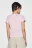 Футболка приталенная базовая с рукавами реглан - цвет розовый - 4