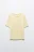 Футболка хлопковая с открытыми срезами - цвет желтый - 7