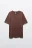Футболка хлопковая с нагрудным карманом - цвет коричневый - 7