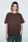 Футболка хлопковая с нагрудным карманом - цвет коричневый - 2