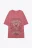 Футболка хлопковая оверсайз с принтом - цвет розовый - 8