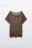 Футболка оверсайз фактурная - цвет коричневый - 7
