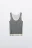 Майка-топ на пуговицах с имитацией второго слоя - цвет серый - 1