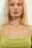 Майка-топ облегающая на тонких бретелях - цвет зеленый - 6