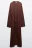 Кардиган вискозный в длине макси - цвет коричневый - 7