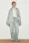 Худи-пончо на молнии с капюшоном - цвет серый - 5