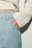 Шорты джинсовые короткие в полоску - цвет голубой - 6