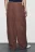 Брюки wide leg на завязках - цвет коричневый - 3