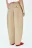 Брюки-баллон костюмные со складками - цвет бежевый - 4
