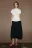 Шорты-бермуды хлопковые с поясом - цвет черный - 4