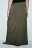 Юбка-годе из модала со средней посадкой - цвет зеленый - 4