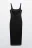 Платье-футляр миди на бретелях - цвет черный - 6