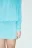 Платье мини с открытой спиной и подплечниками - цвет голубой - 7