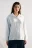 Рубашка шифоновая с застежками в китайском стиле - цвет голубой - 2