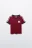 Футболка укороченная с принтом и лампасами - цвет красный - 8