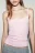 Майка-топ с лиоцеллом на тонких бретелях - цвет розовый - 5