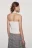 топ-халтер облегающий в рубчик с люверсами - цвет белый - 4