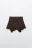 Юбка-шорты мини ажурная асимметричная - цвет коричневый - 7