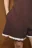 Комбинезон из хлопкового муслина с открытой спиной - цвет коричневый - 5