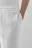 Брюки широкие трикотажные на завязках со льном - цвет белый - 6