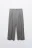 Брюки костюмные с высокой посадкой и защипами - цвет серый - 7