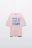 Футболка хлопковая с надписью - цвет розовый - 7