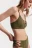 бюстгальтер купальный женский - цвет зеленый - 1
