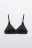 Лиф-бра купальный на тонких бретелях - цвет черный - 5