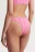 Трусы-танга купальные в рубчик со средней посадкой - цвет розовый - 3