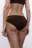 Трусы-слипы бесшовные со средней посадкой - цвет коричневый - 3