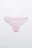 Трусы-слипы кружевные со средней посадкой - цвет розовый - 5