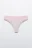 Трусы-стринги с узором и кружевом - цвет розовый - 5