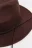 Шляпа фетровая с широкими полями - цвет коричневый - 2