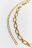 Пояс-цепочка декоративный золотистый - цвет желтый - 4
